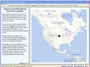 EPA National Stormwater Calculator