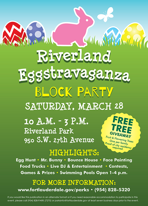 Riverland Eggstravaganza Flyer