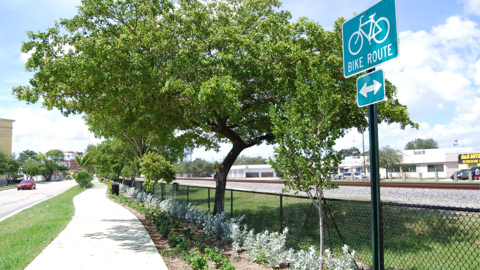 Bike Route Sign