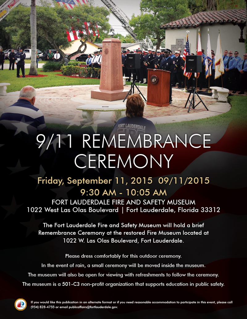 9-11 Remembrance Ceremony 2015