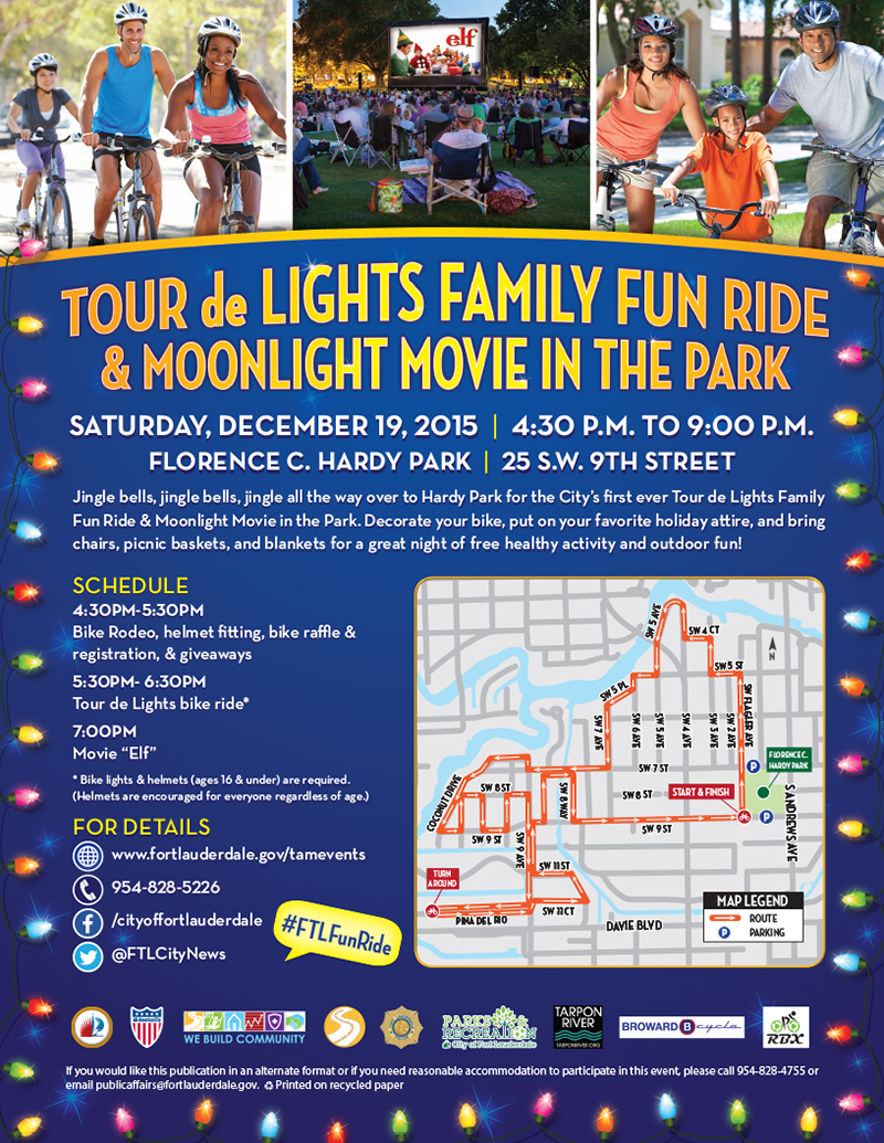 Tour de Lights Fun Ride Dec 2015