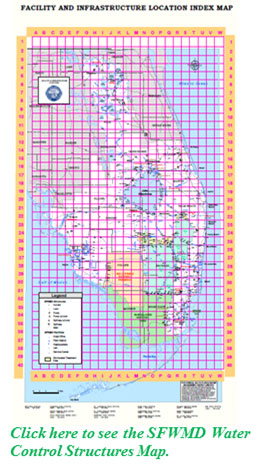 Water Control Structures Map