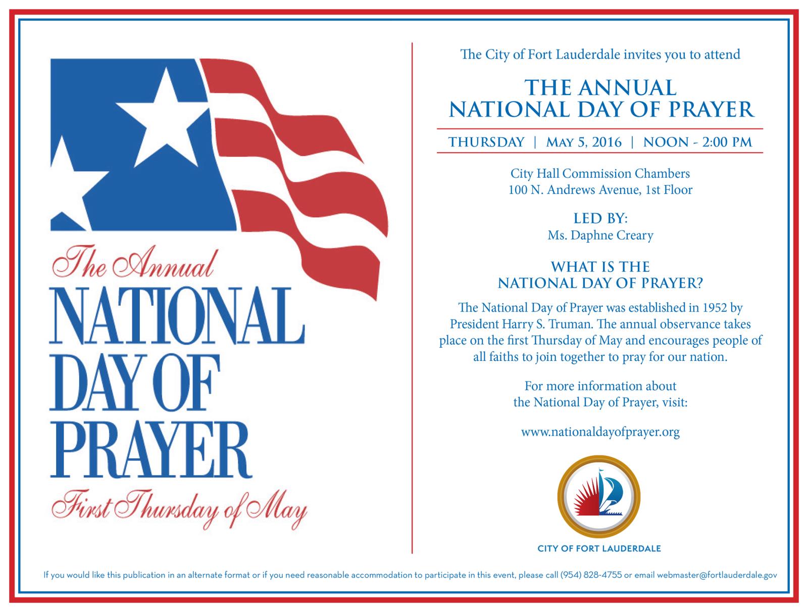 3170 National Day of Prayer 2016