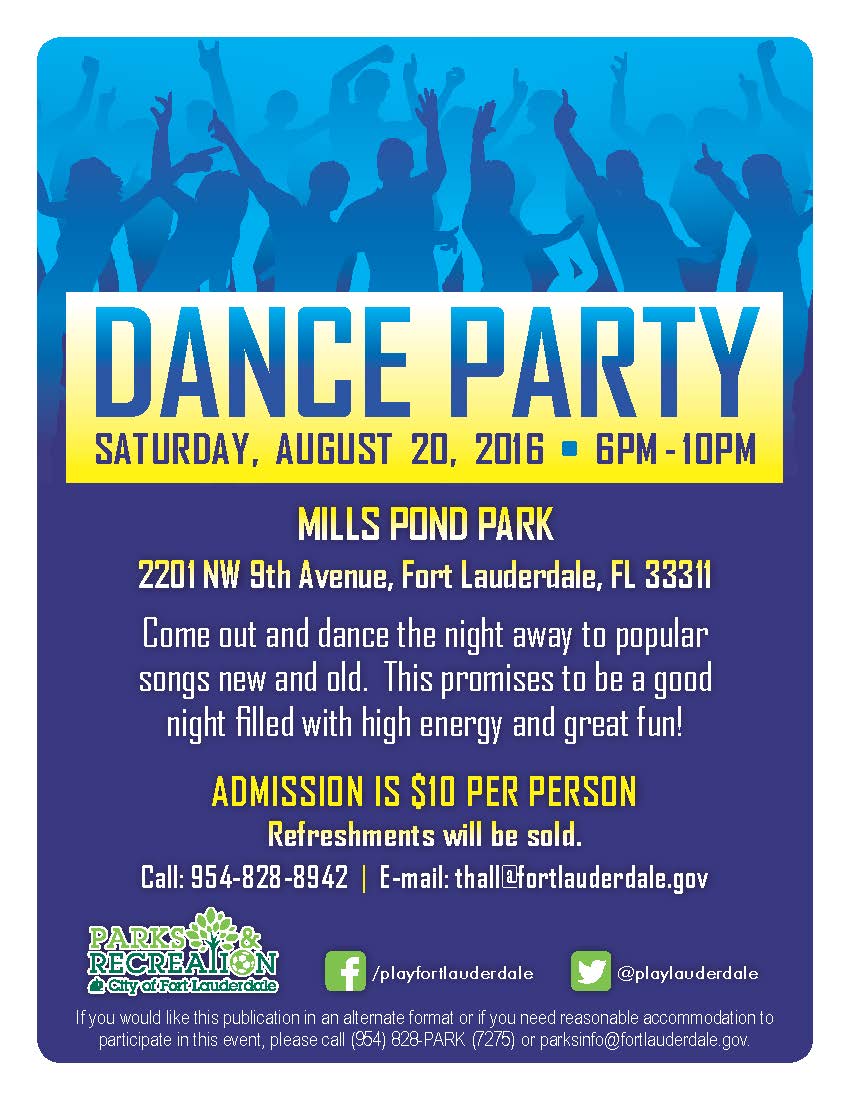 Mills Line Dance Party 082016