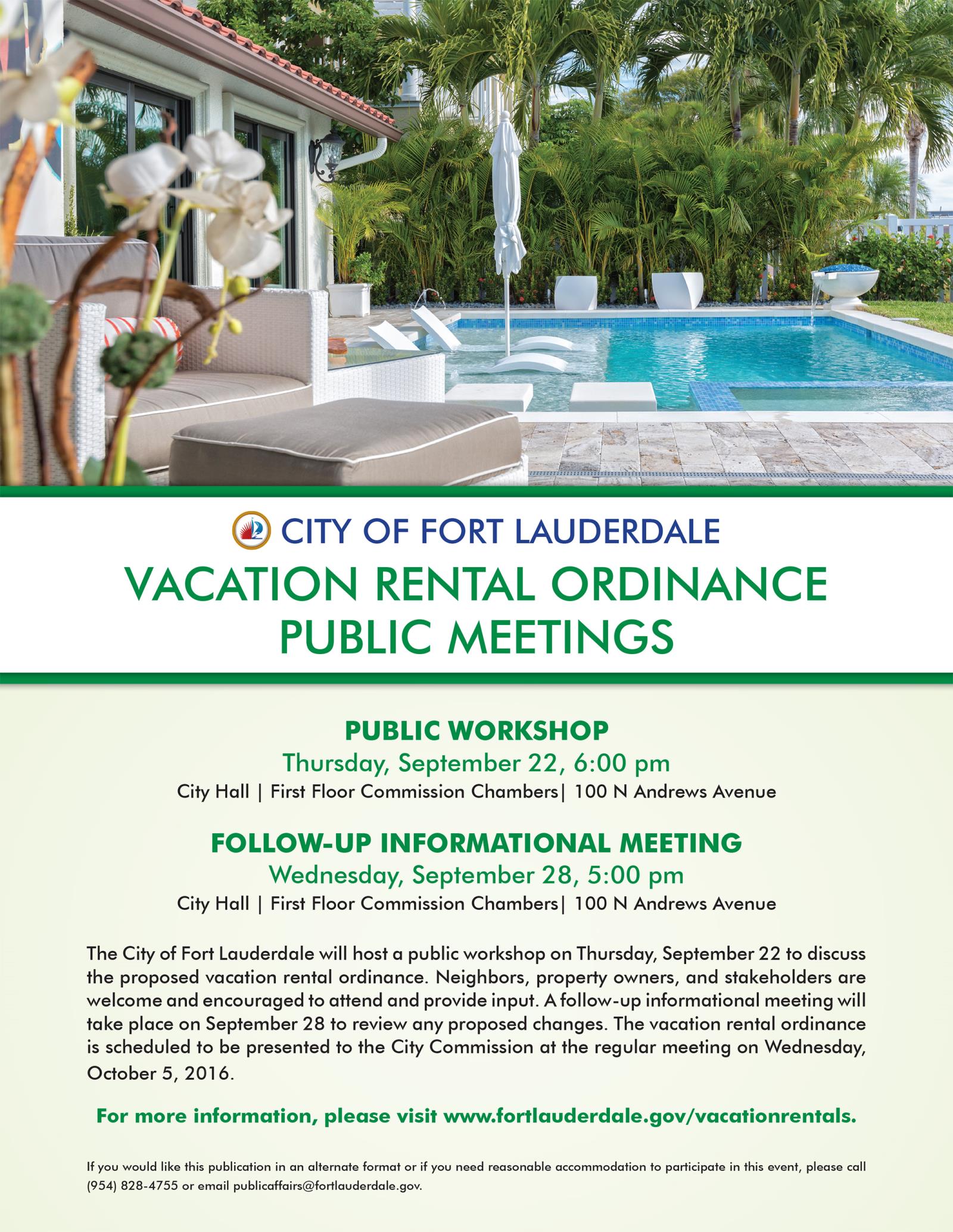 Vacation Rental Ordinance_Public Meetings