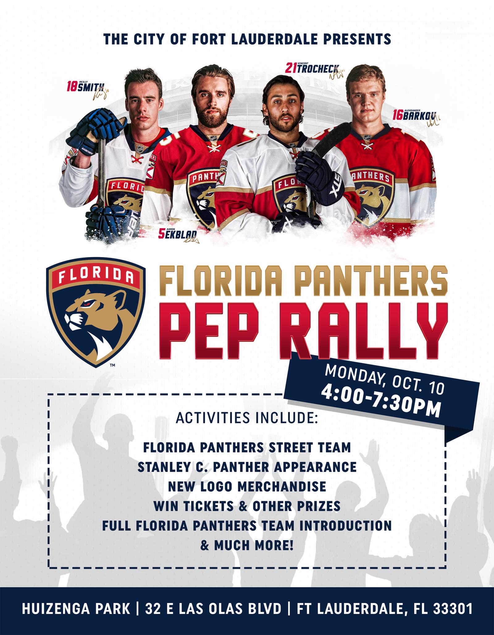 Florida Panthers Pep Rally 10-10-16