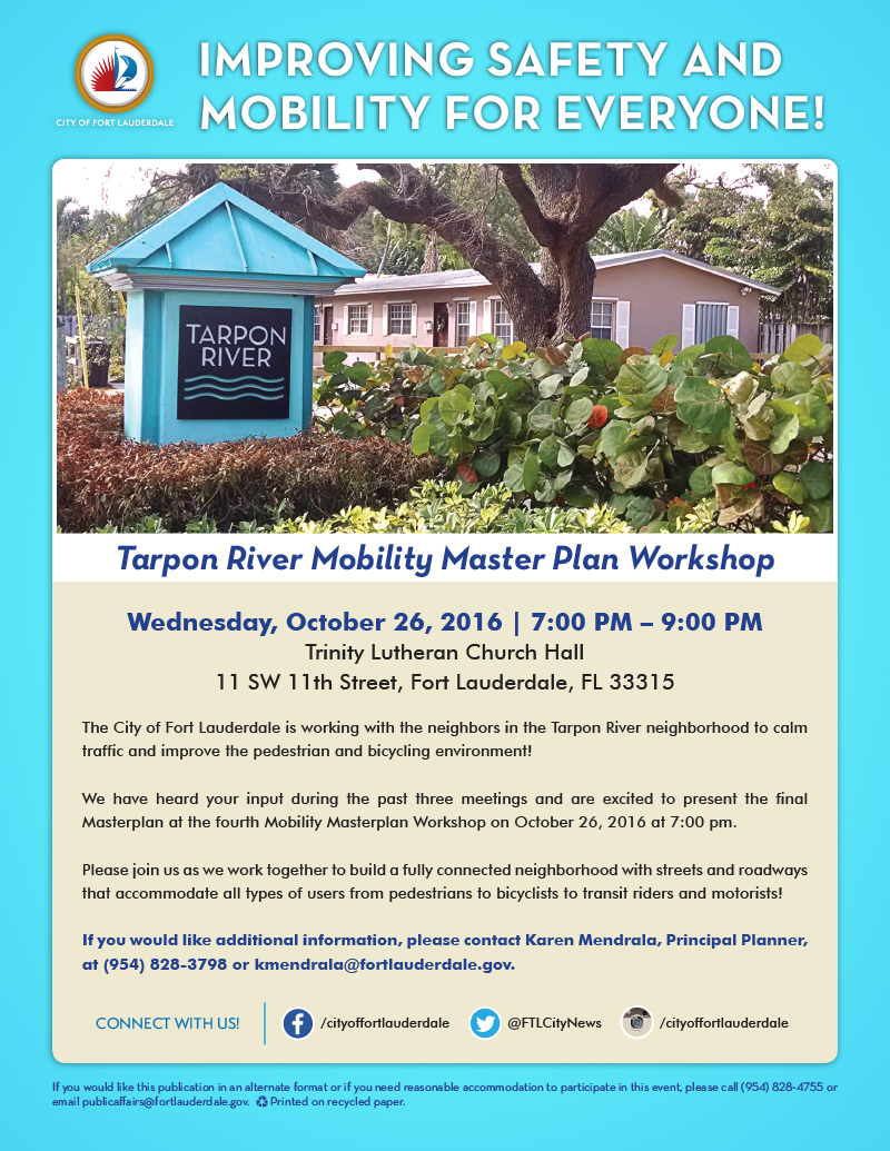 Tarpon River Workshop October 2016