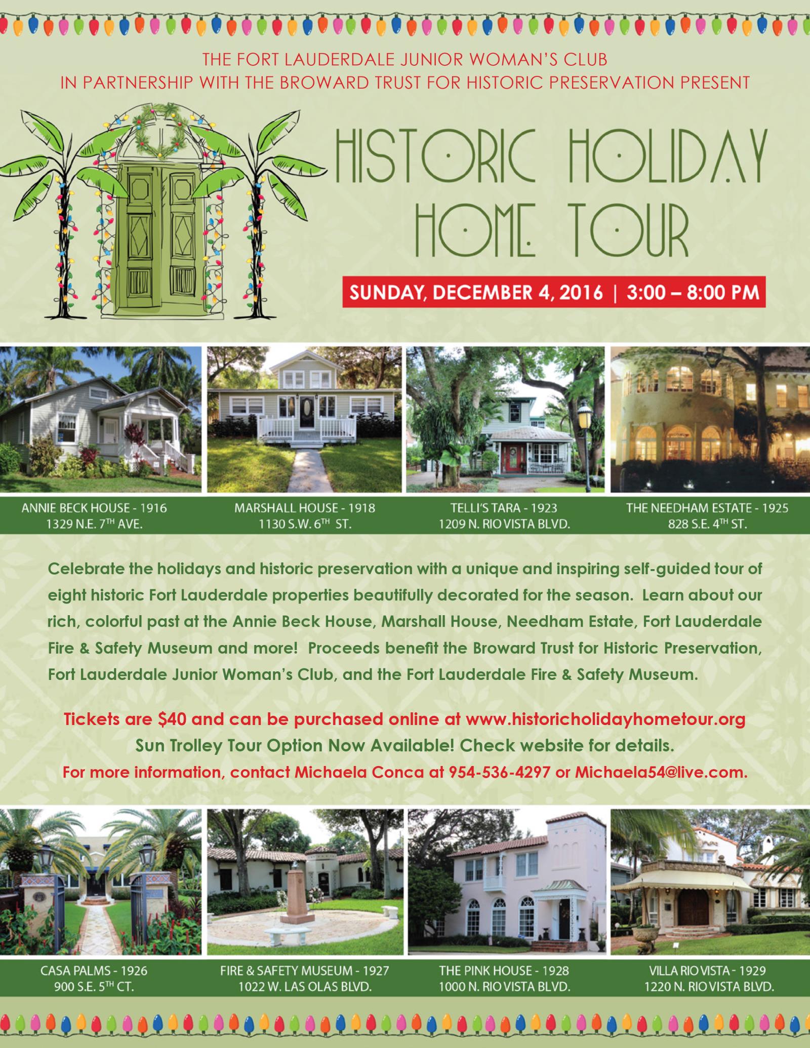 2016 Historic Holiday Home Tour 12-04-16