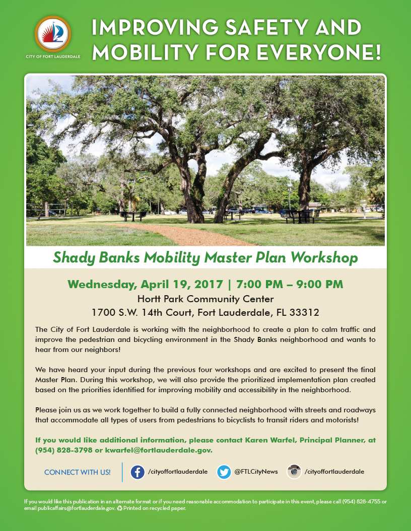 Shady Banks Mobility Workshop April 2017