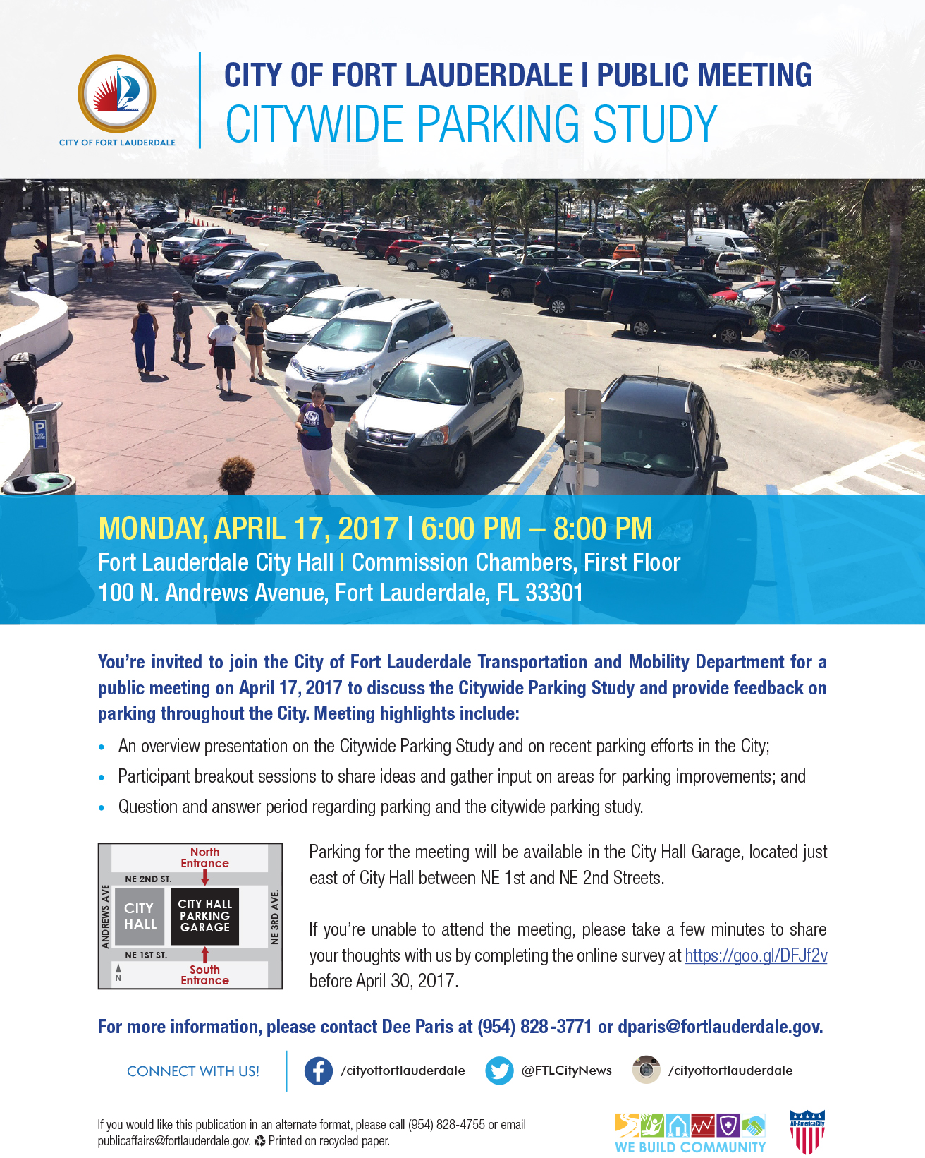 Citywide Parking Study Meeting 04172017