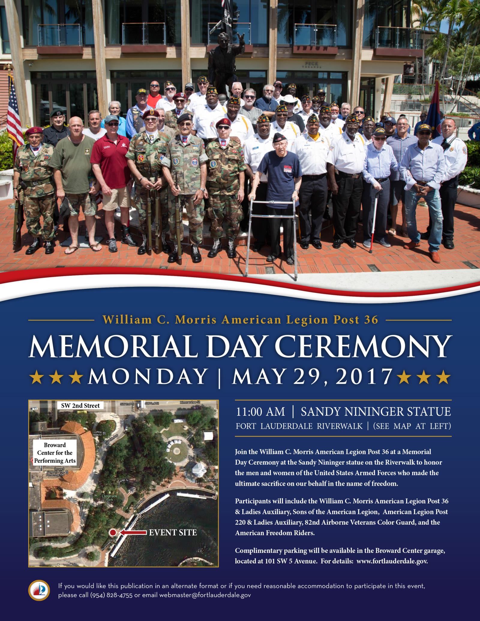 Memorial Day Ceremony Riverwalk Page1