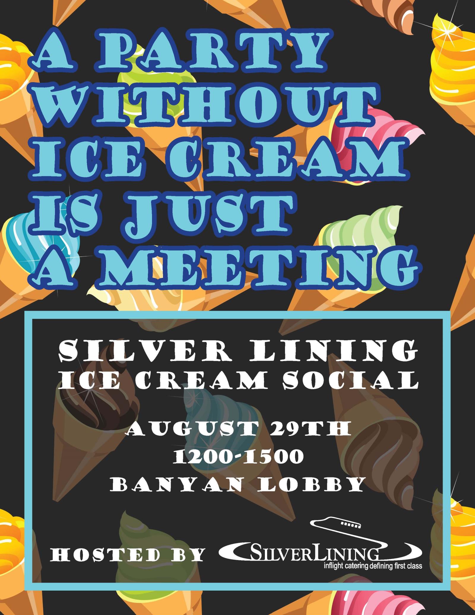 ICE CREAM SOCIAL POSTER - BANYAN FXE