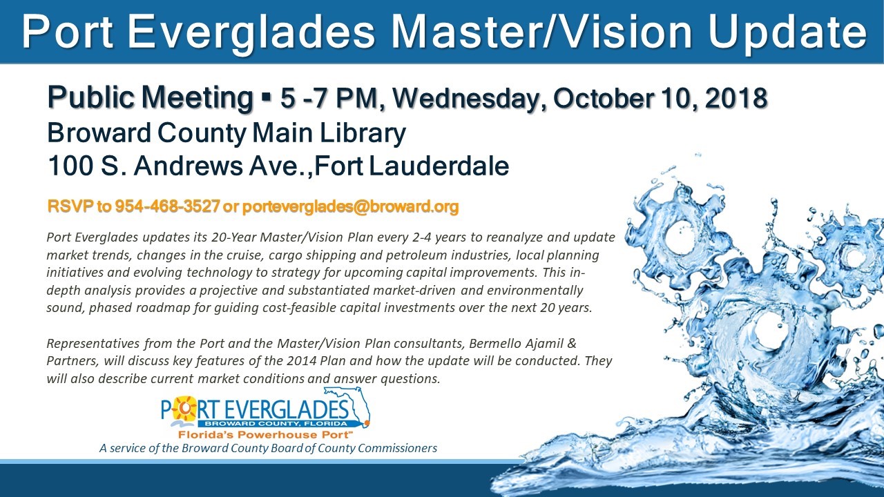 Port Everglades Master Vision Update - 10-10-18