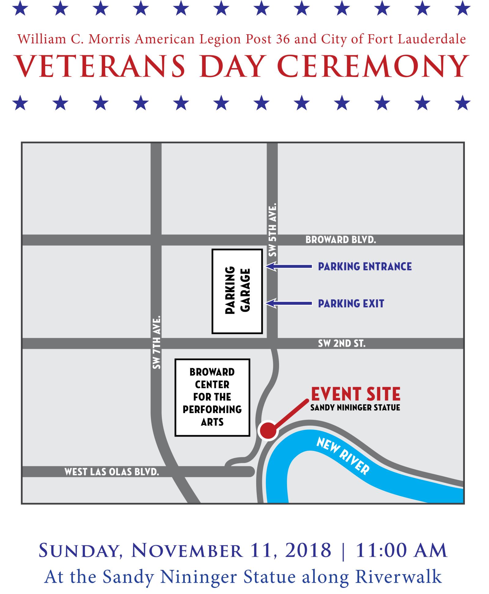 2018 Veterans Day Flyer and Map-2