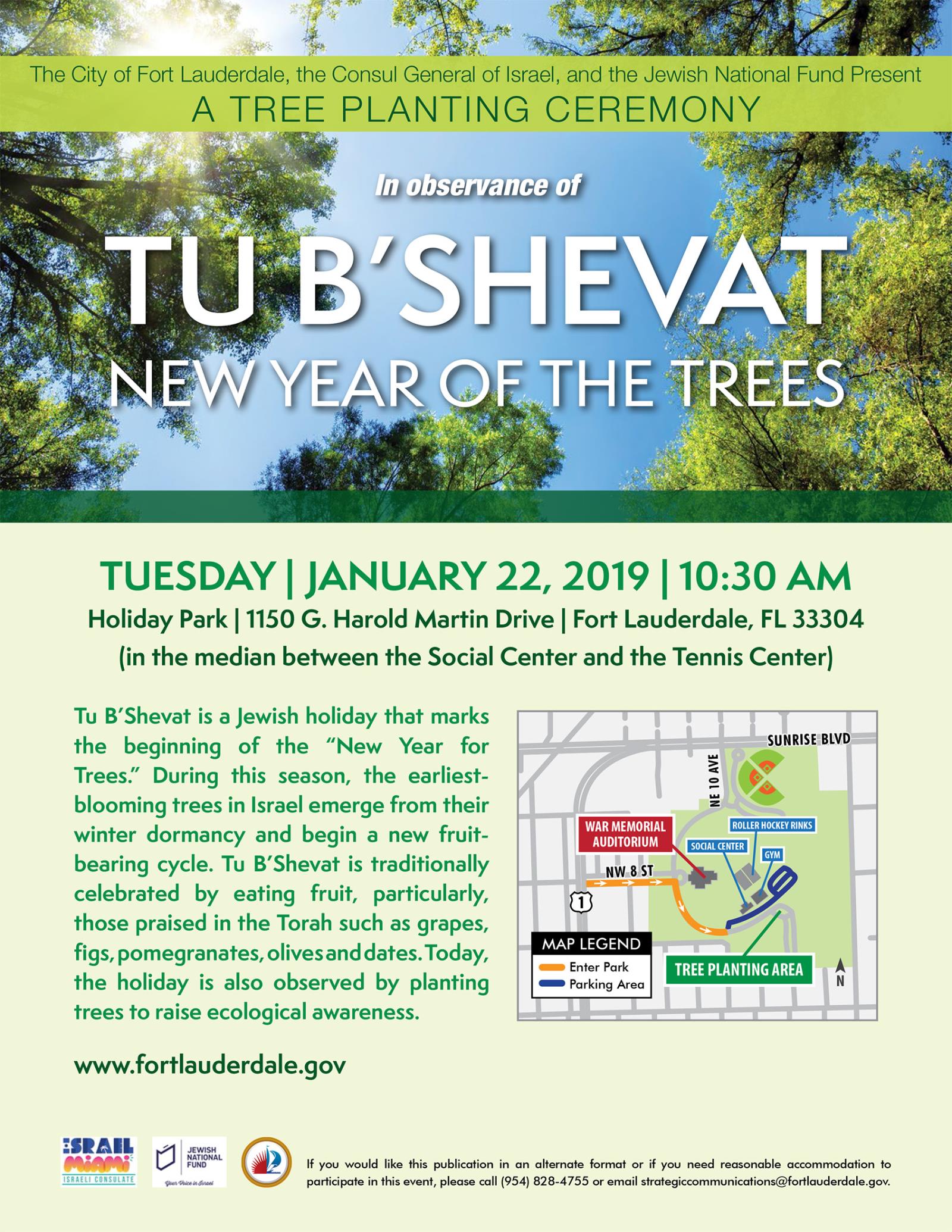 Tree Planting Ceremony 01-22-19