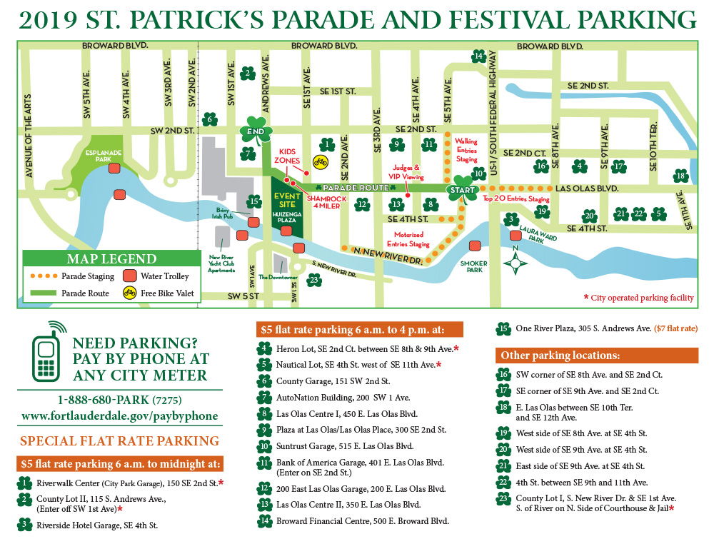 5058 St Pats Site Map and Parking