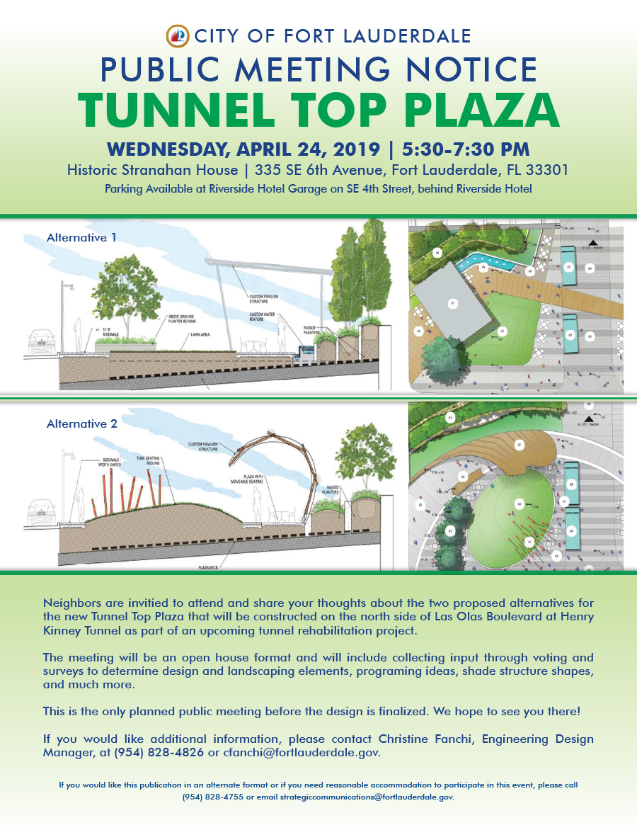 Tunnel Top Plaza Public Meeting