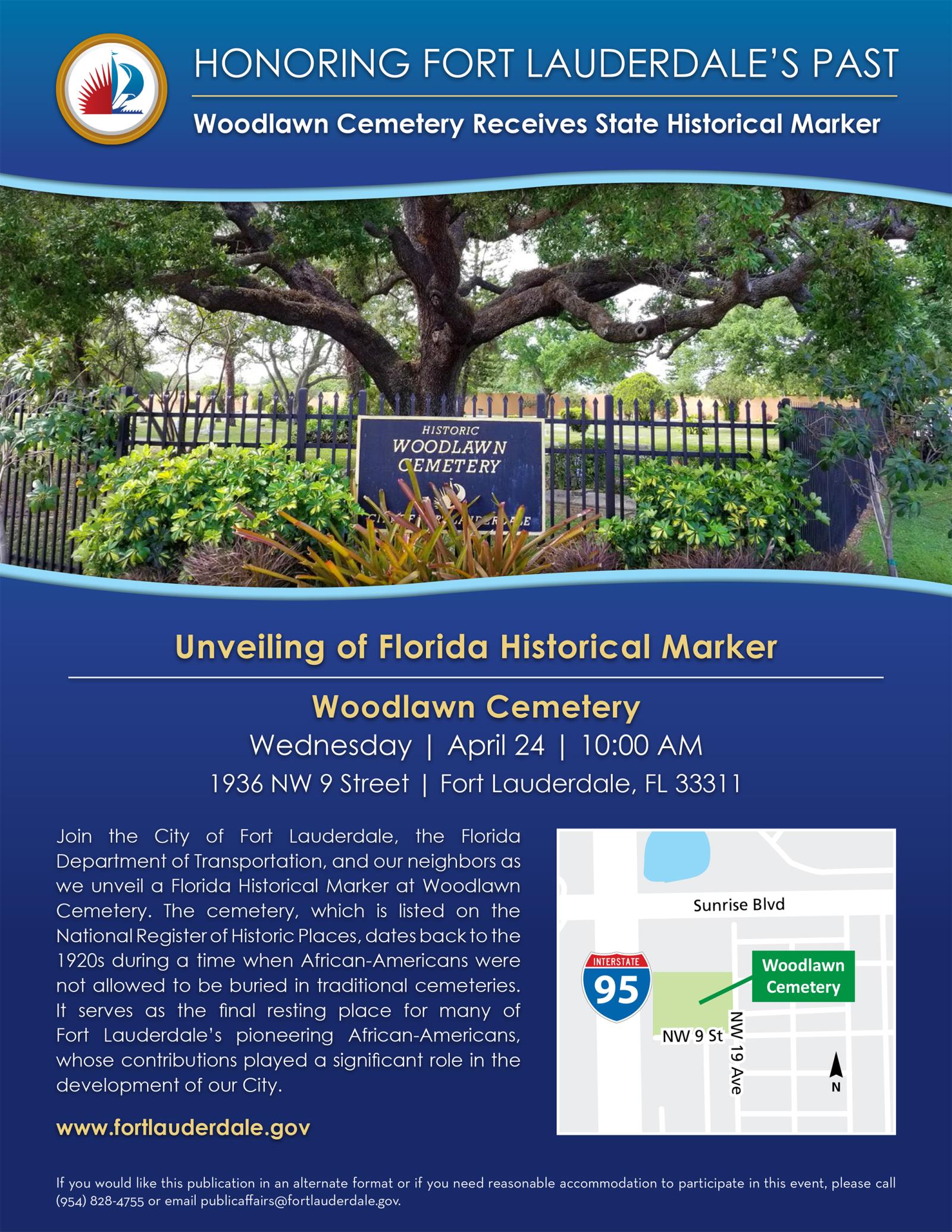 Woodlawn Historical Marker Unveiling 04-24-19