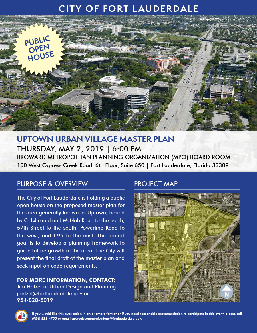 Uptown Urban Village Master Plan Meeting May 2, 2019