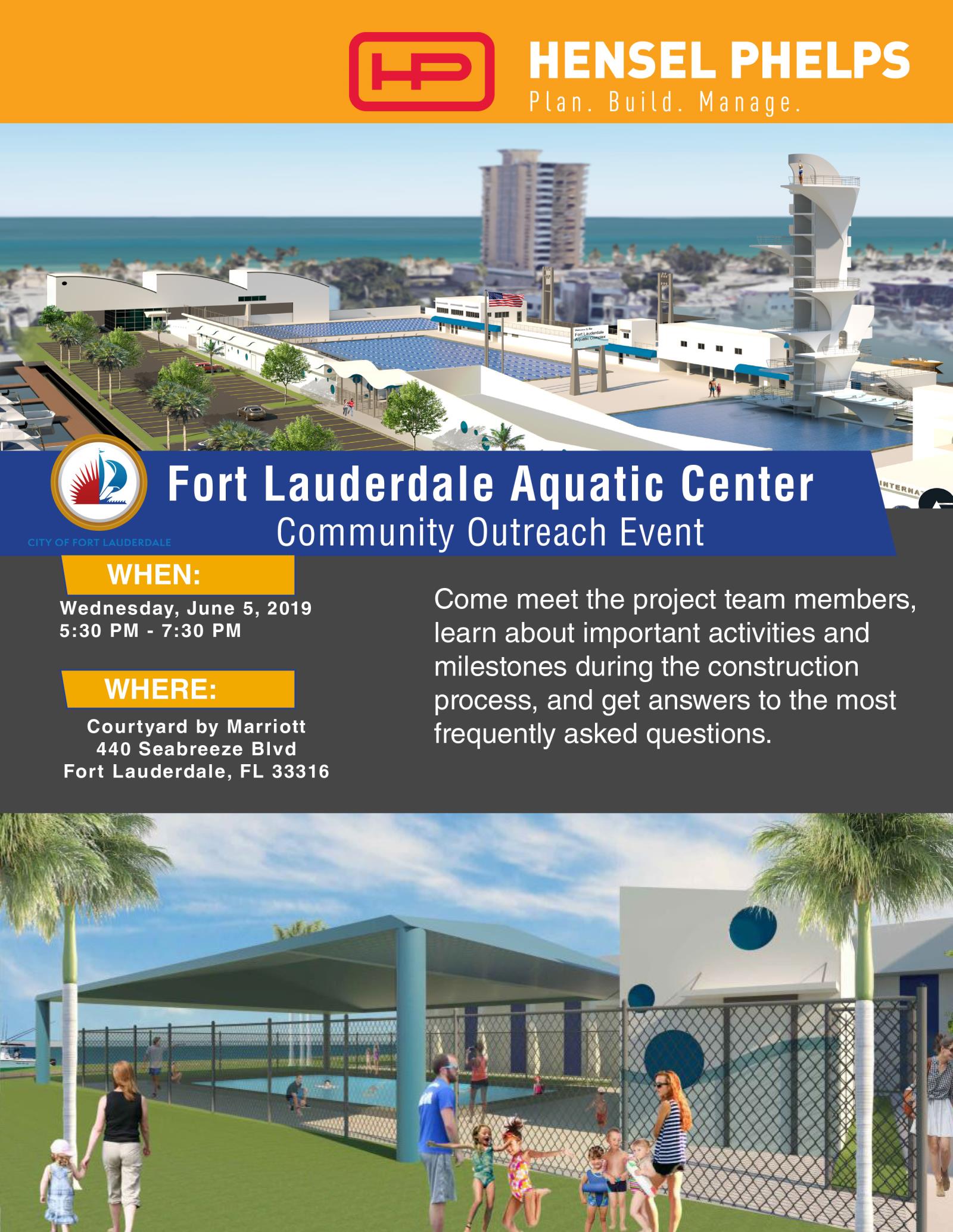 Aquatic Center Outreach Event June 5