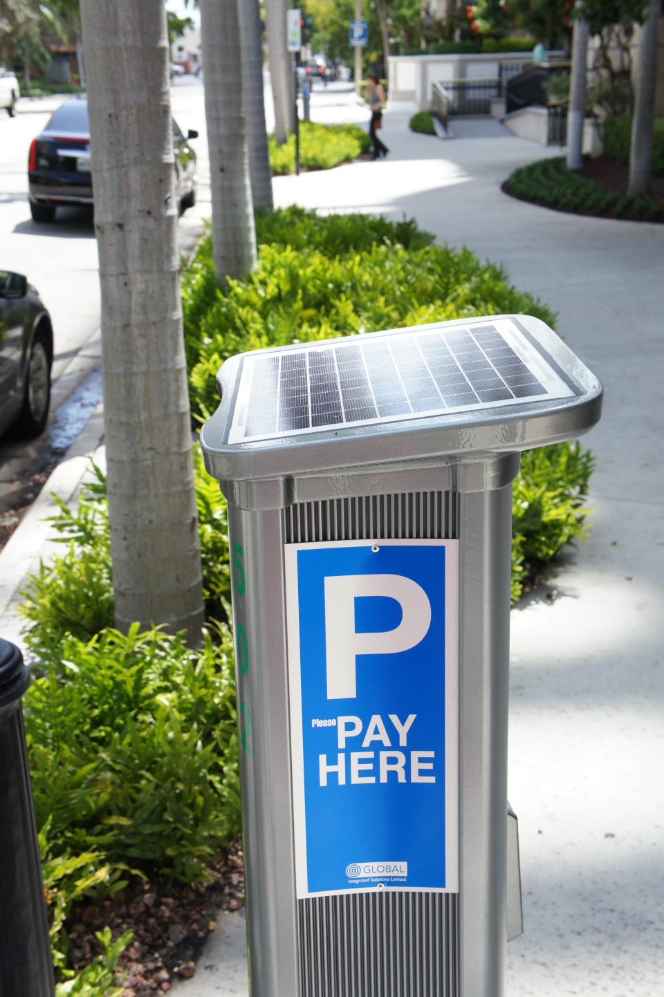 Solar Parking Meter Las Olas South side