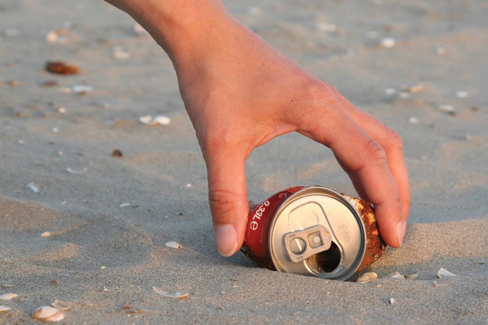 Beach litter