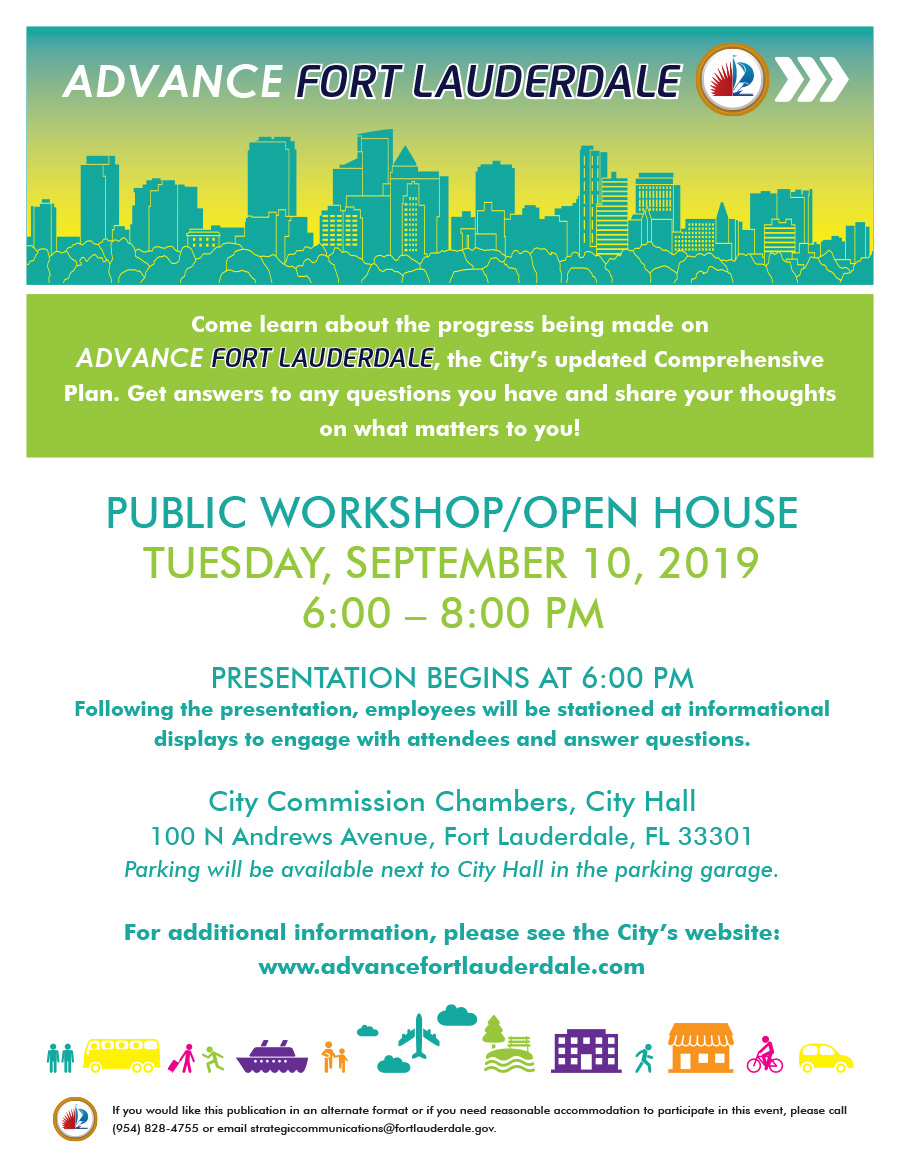 Advance Fort Lauderderdale Comprehensive Plan Meeting_Flyer