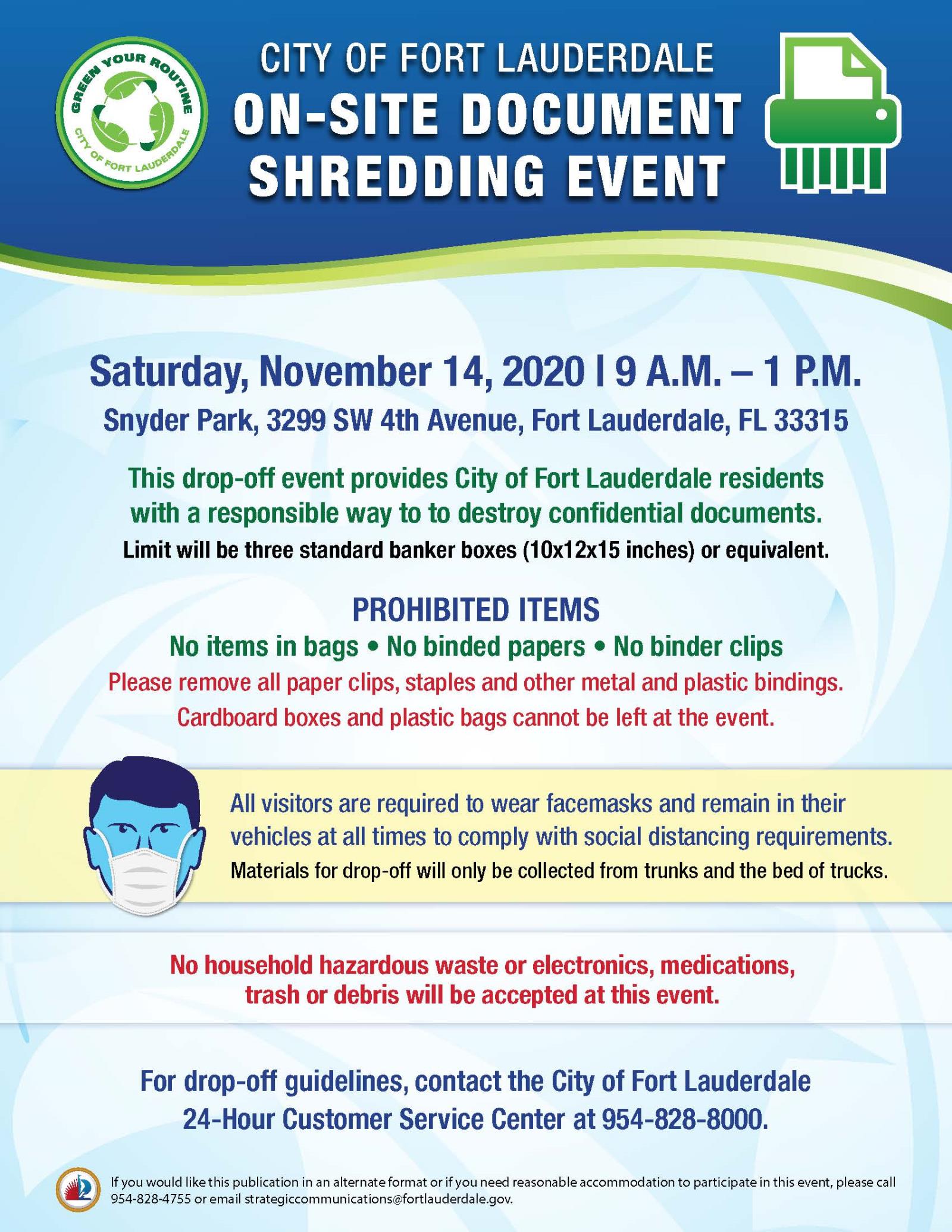 document shred event nov 14 2020