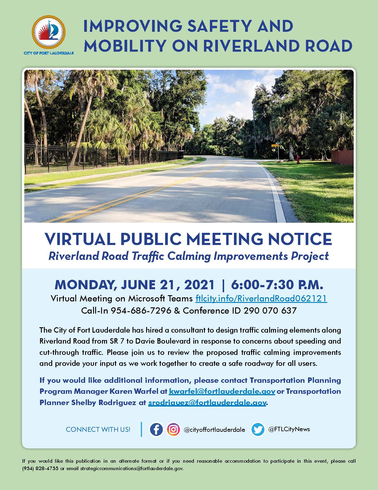 6901 TAM Riverland Road Virtual Public Meeting_June 2021_06082021