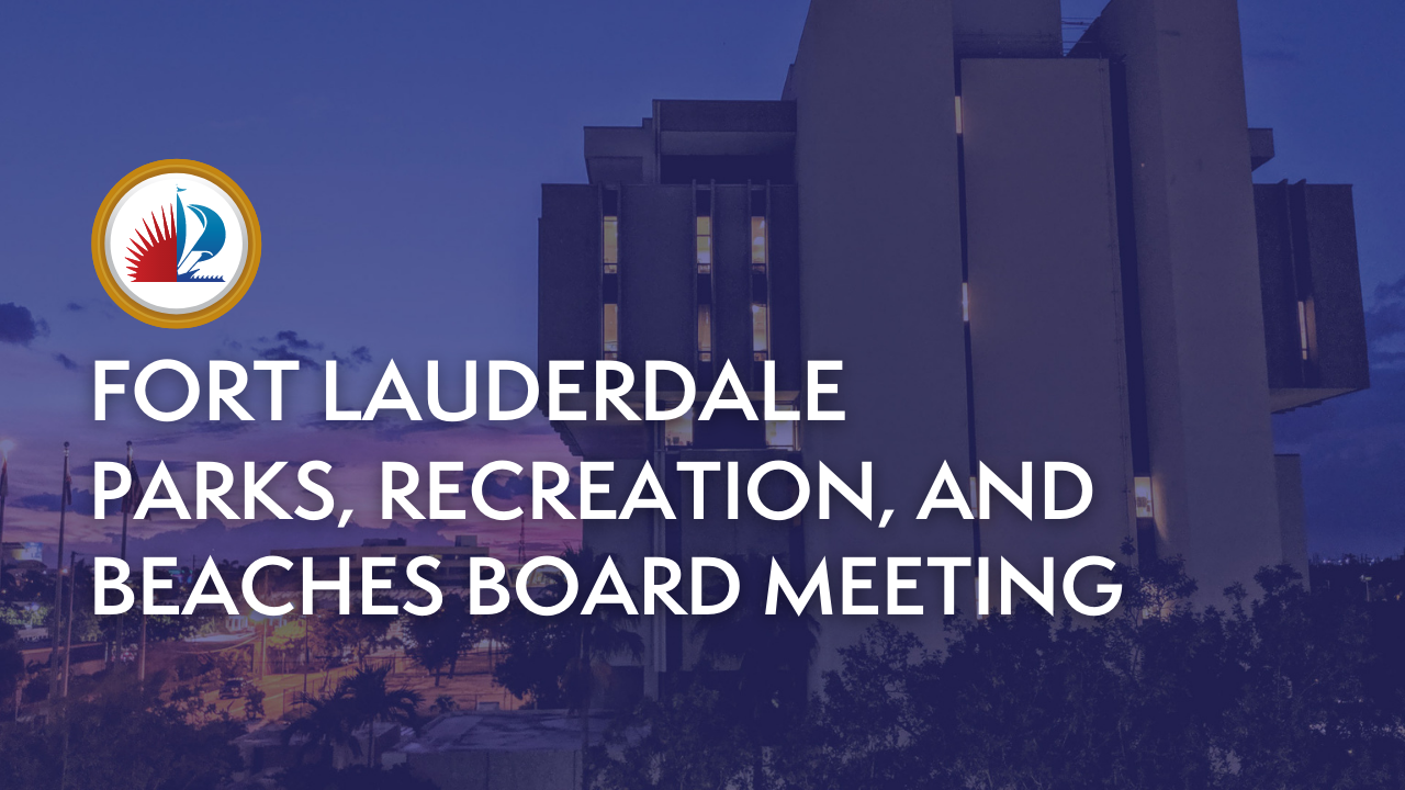 Parks, Recreation, and Beaches Board Meeting