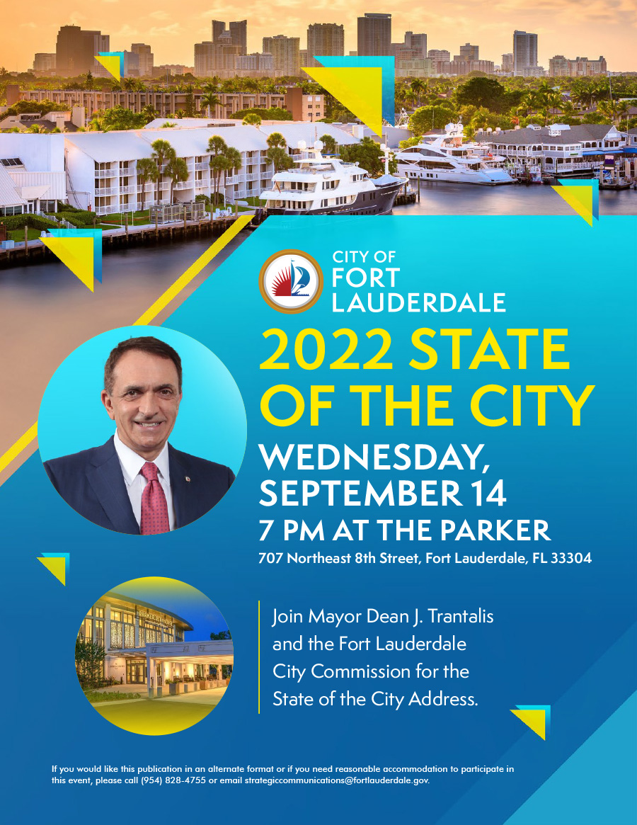 Fort Lauderdale State of the City 2022 Flyer