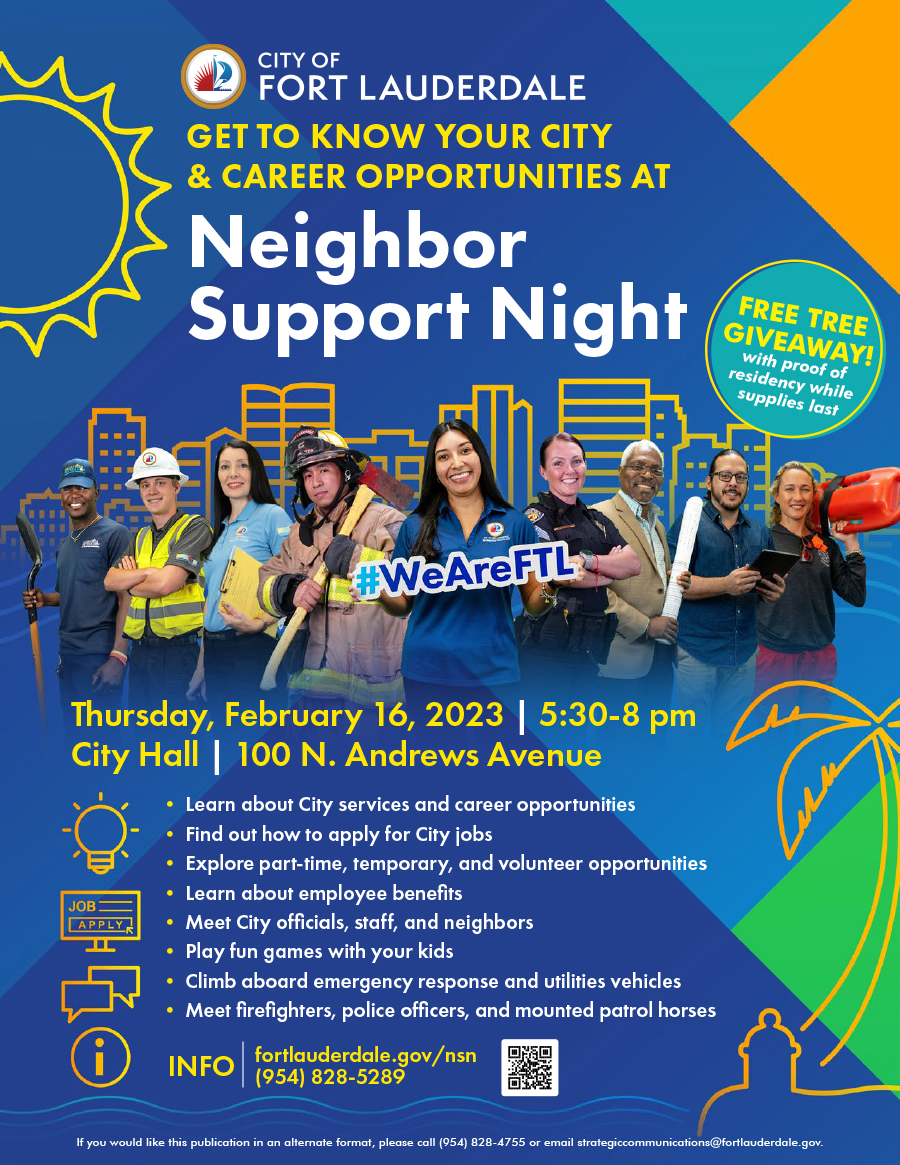 Neighbor Support Night Flyer