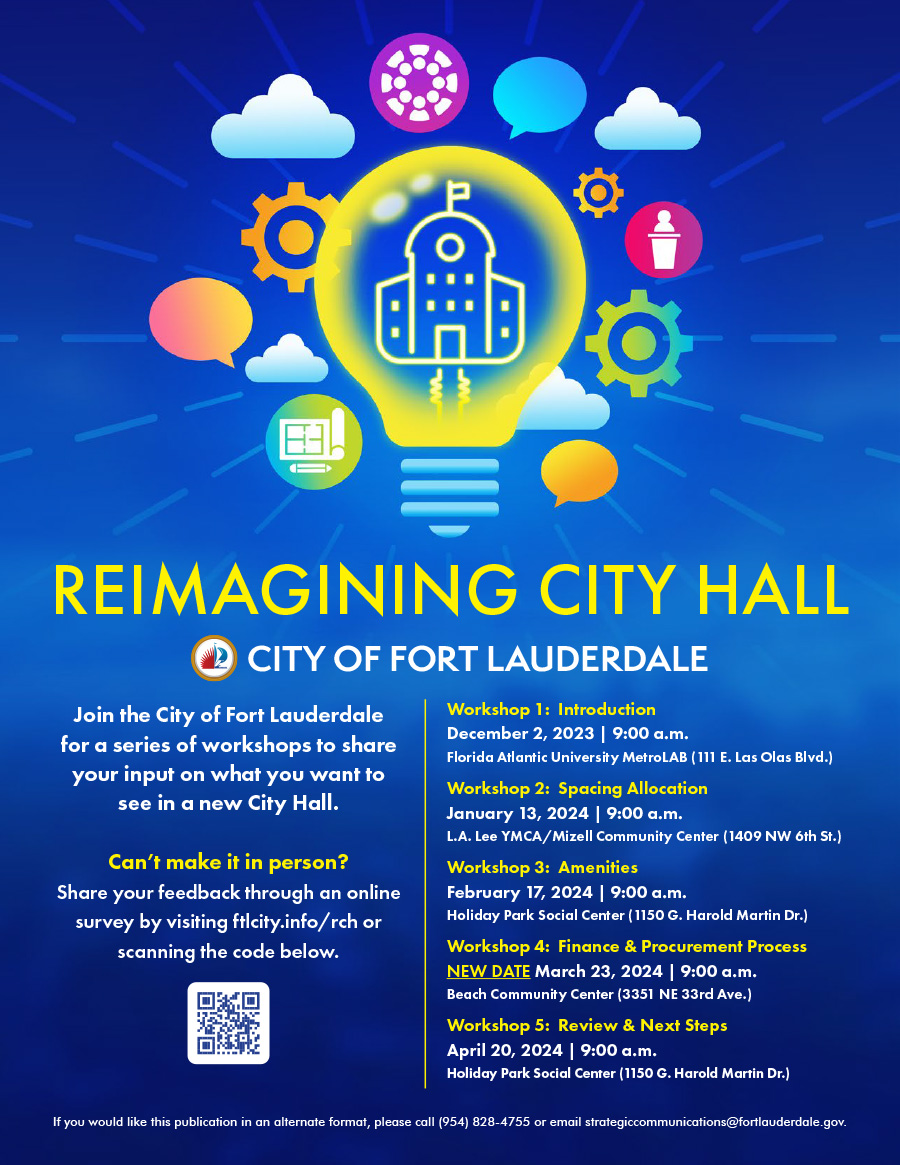 Reimagining City Hall flyer