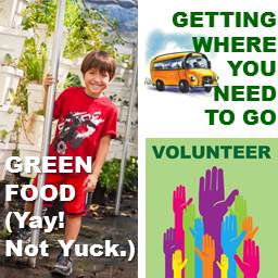 Green Food Get Where You Need to Go and Volunteer