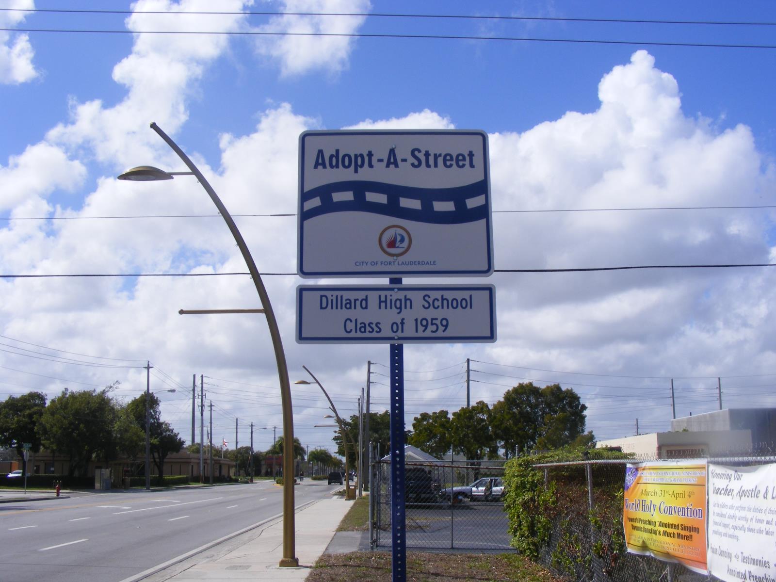 Adopt-A-Street Sign