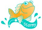 Stormy the Fish says Don't Pollute Our Waterways