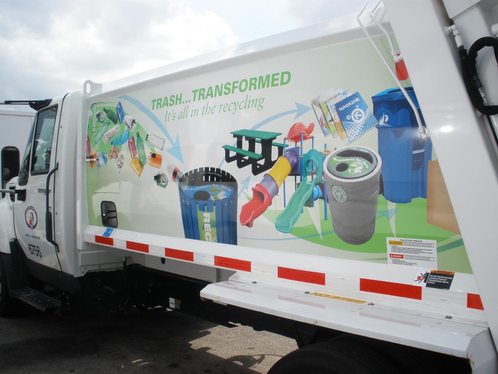 Our Recycling Collection Truck...Education on Wheels!