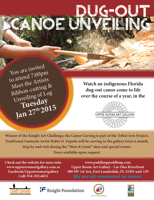 Canoe Carving Flyer